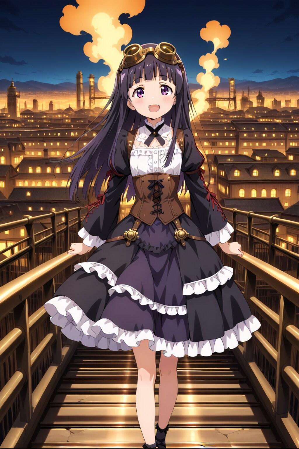 蒸気の街を冒険！ | の人気AIイラスト・グラビア