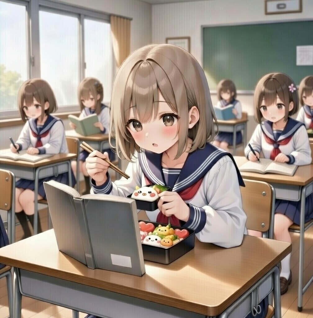 早弁なりー♡♡ | の人気AIイラスト・グラビア