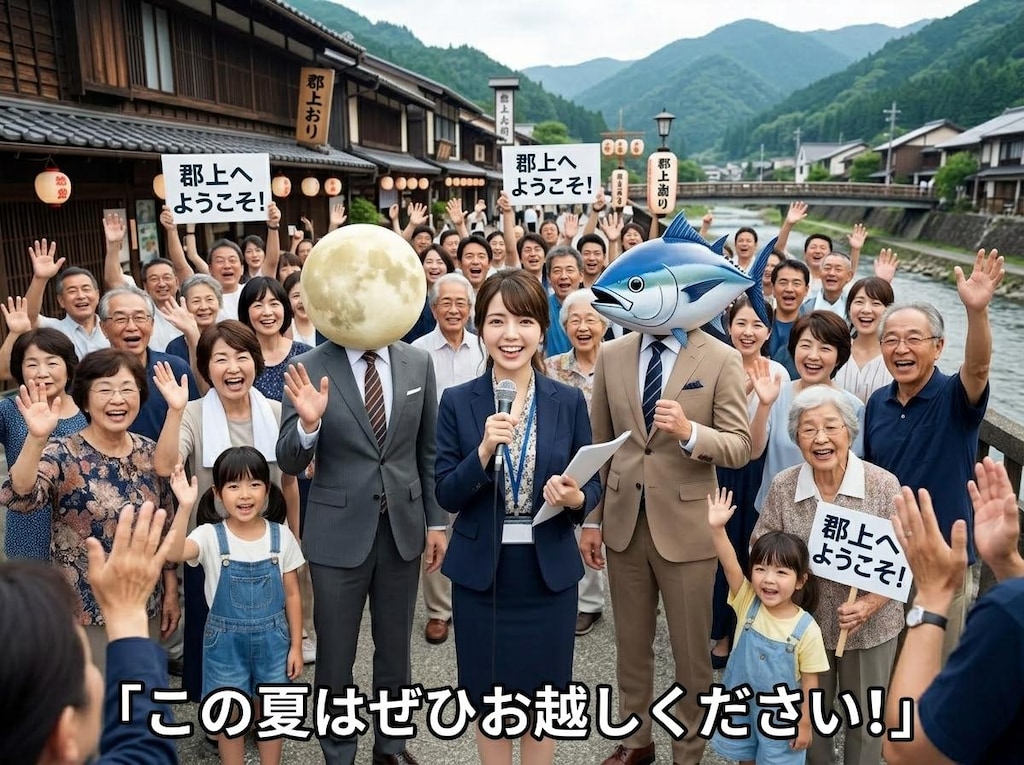 嘘ニュース（岐阜県郡上市）