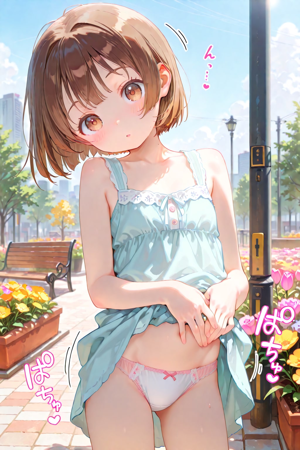 なにも分かってないコフィちゃん素直に捲ってしまうｗ