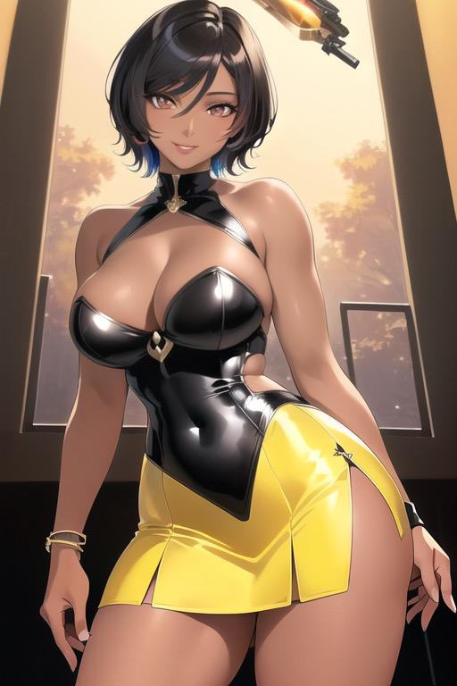褐色美女エージェント