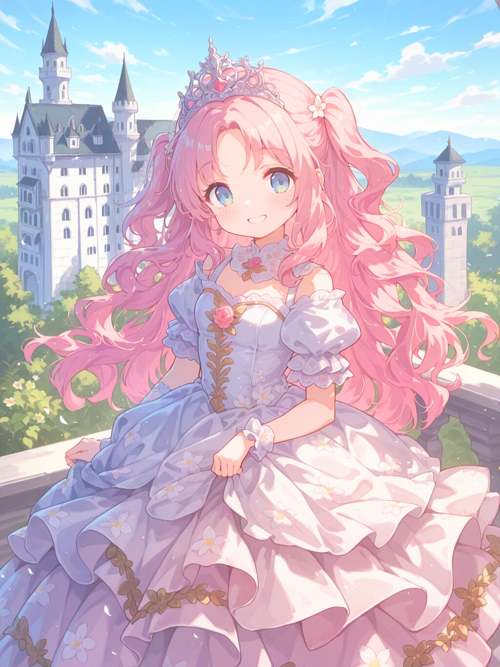 憧れの白いお城とプリンセス