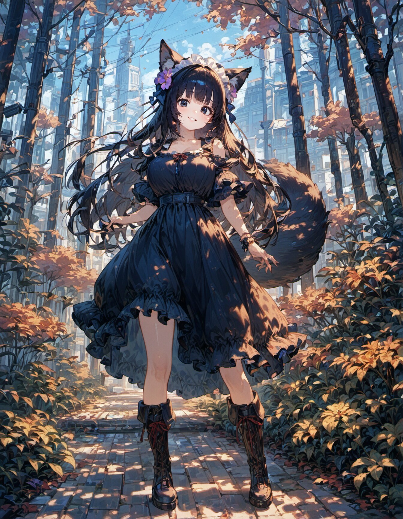 black dress | の人気AIイラスト・グラビア