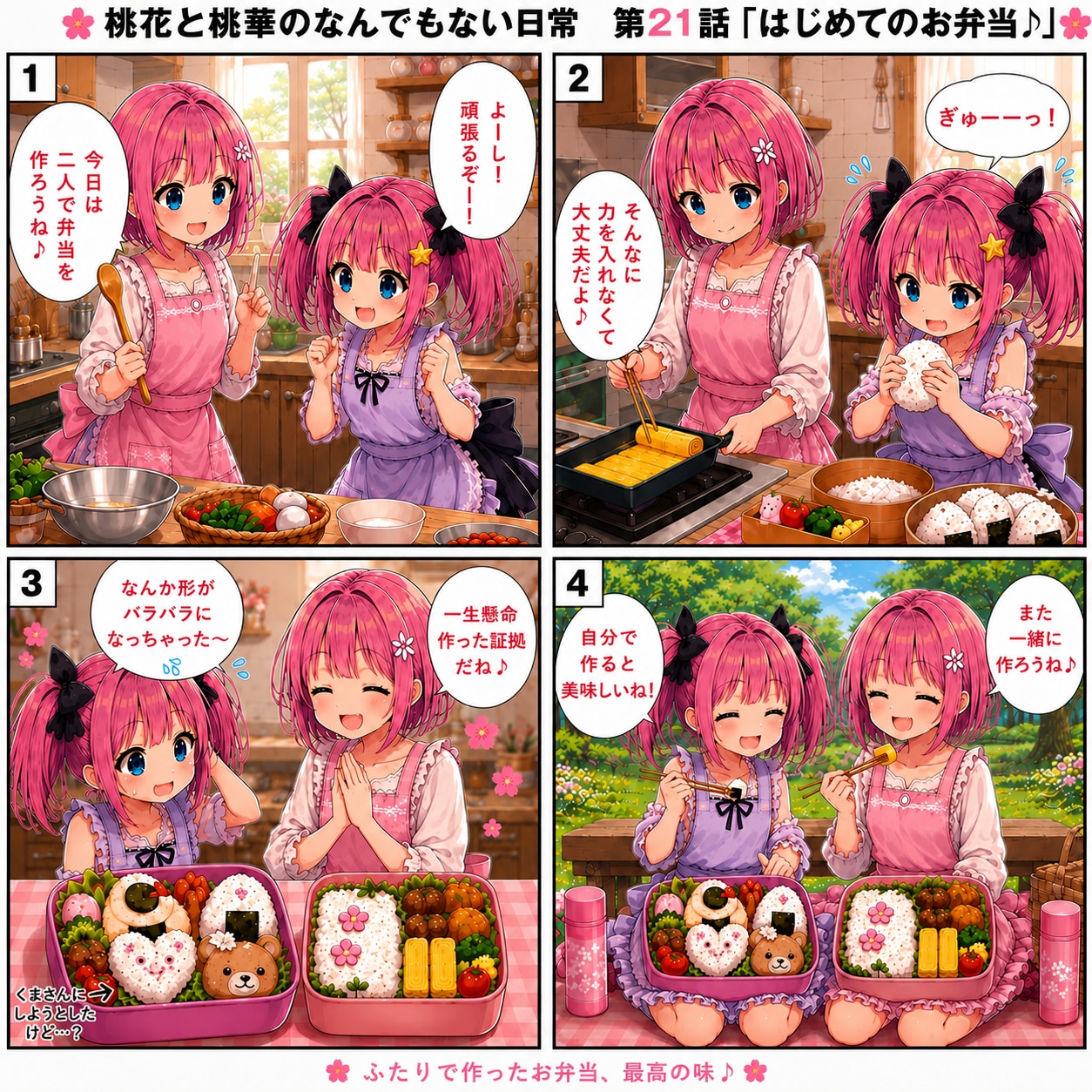 桃花と桃華の何でもない日常㉑