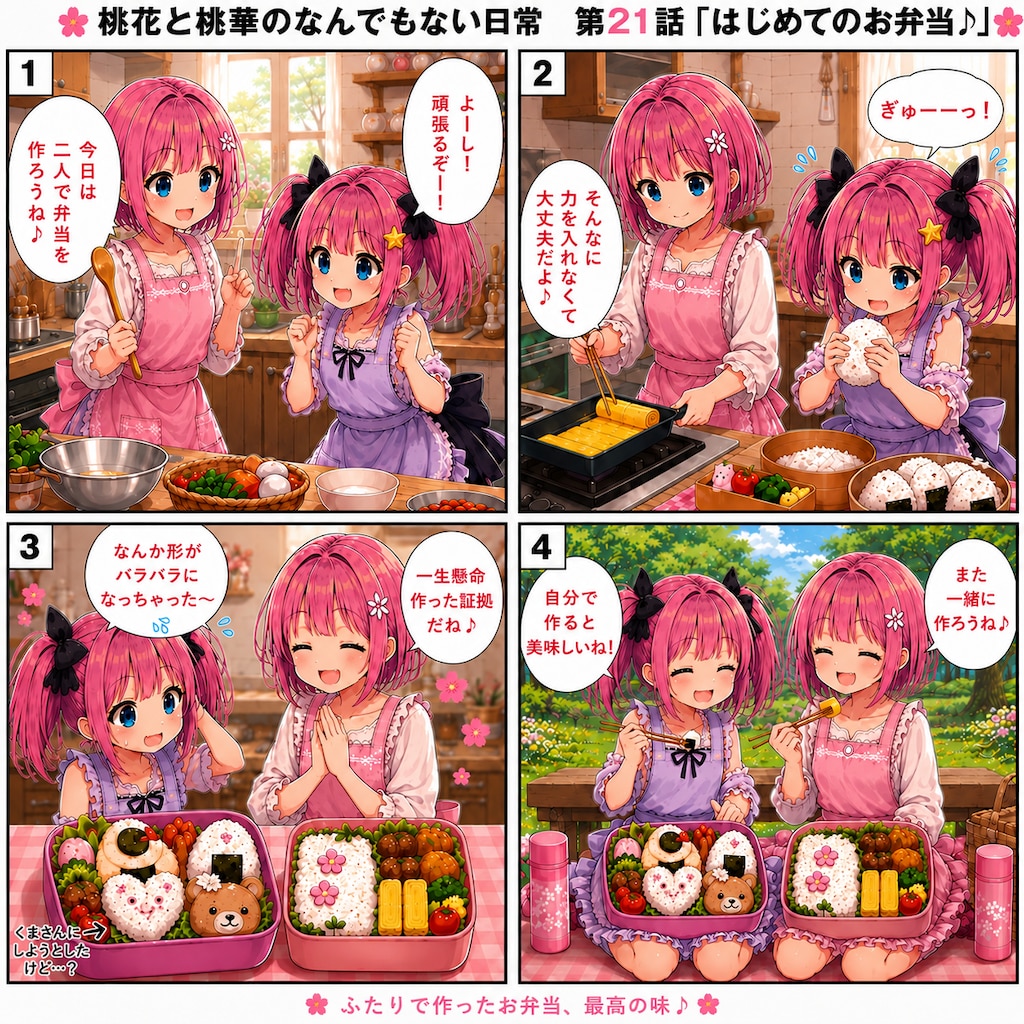 桃花と桃華の何でもない日常㉑