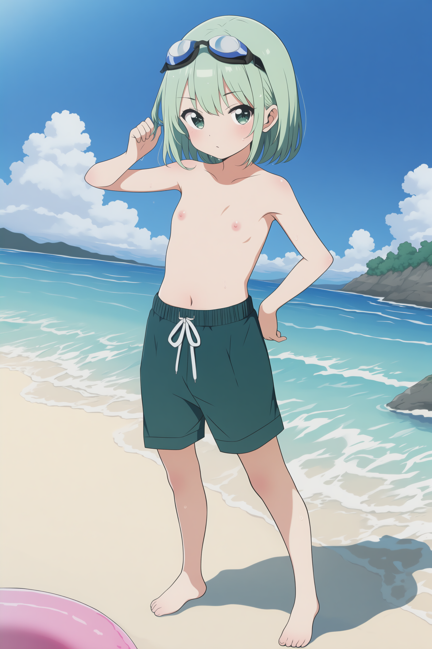 男水着チャレンジ