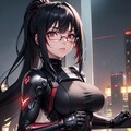 サイバーパンク眼鏡ちゃん 8枚目
