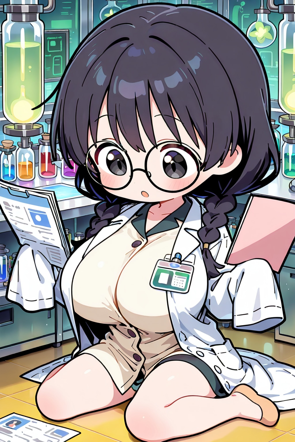 研究者おさげちゃん