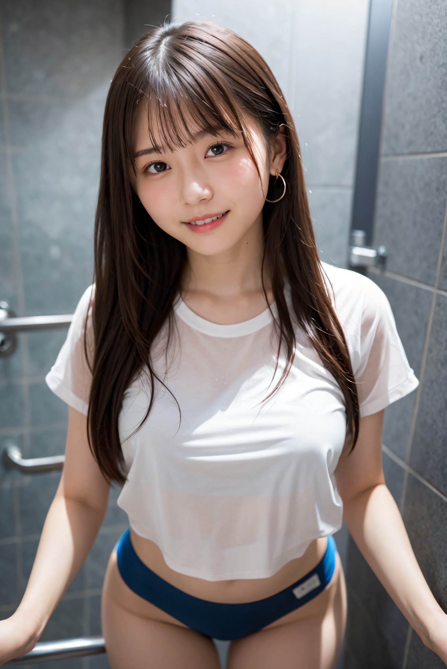 体操服の女性