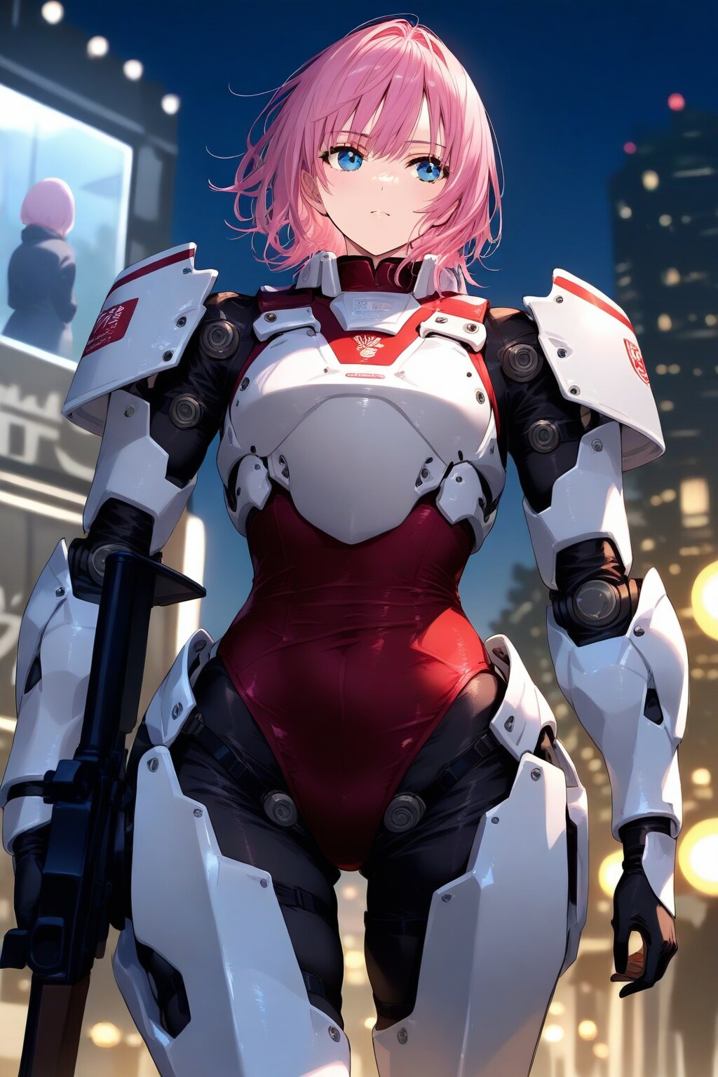 ボブの美少女メカ娘