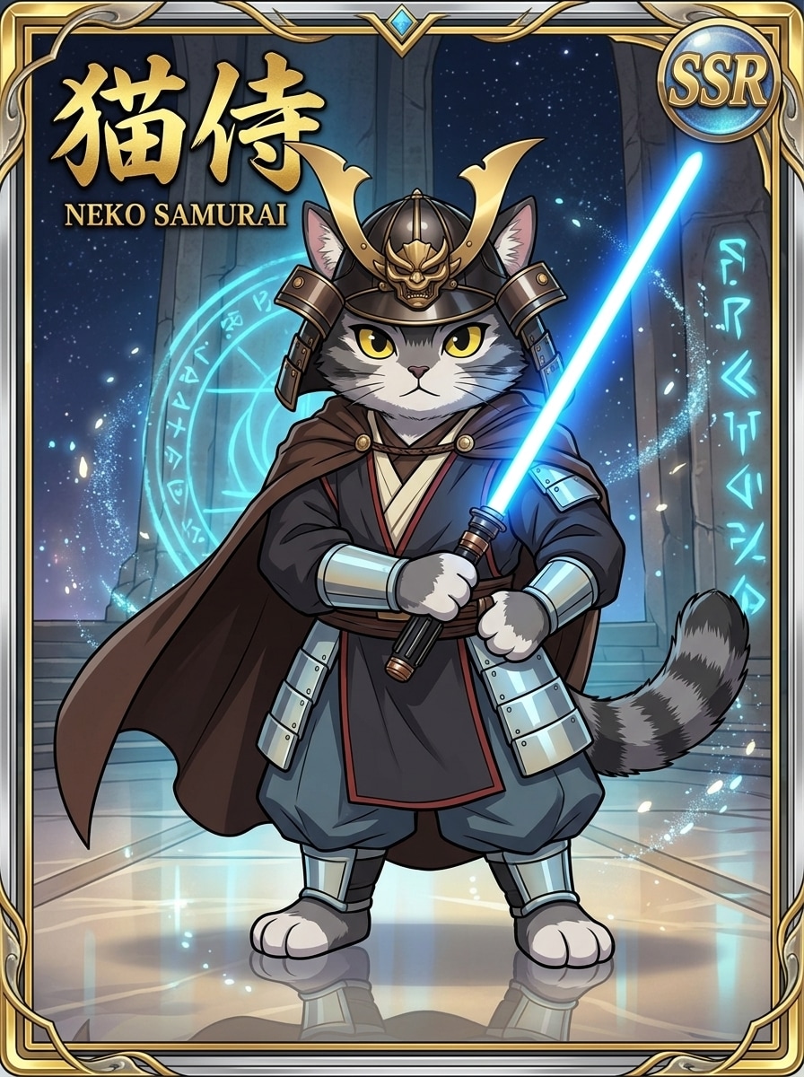 SSR猫侍  2⃣ | の人気AIイラスト・グラビア