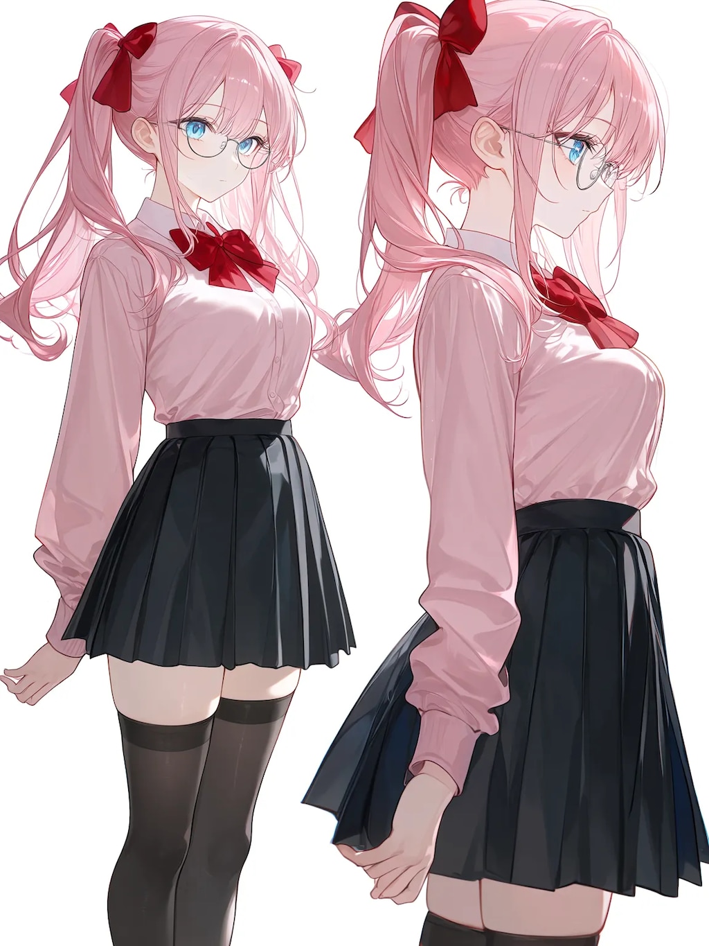 ピンクツインテ