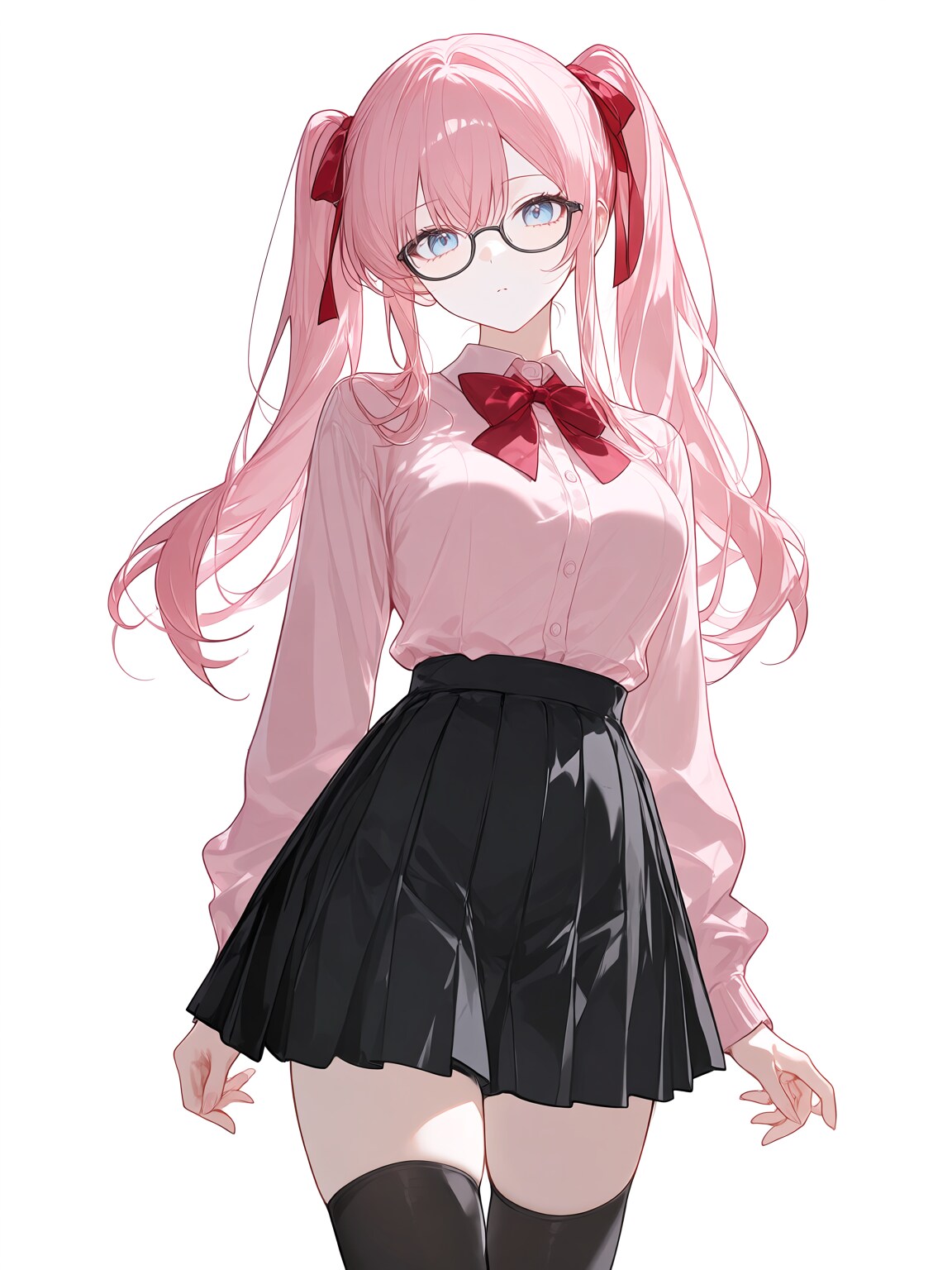 ピンクツインテ