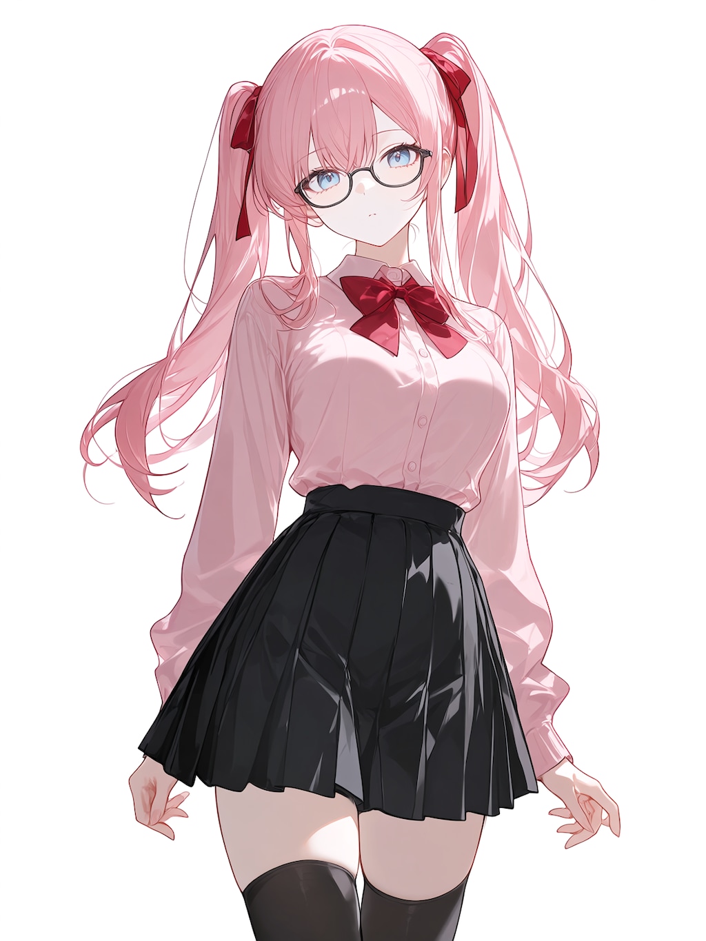 ピンクツインテ
