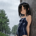 雨スク水 2枚目