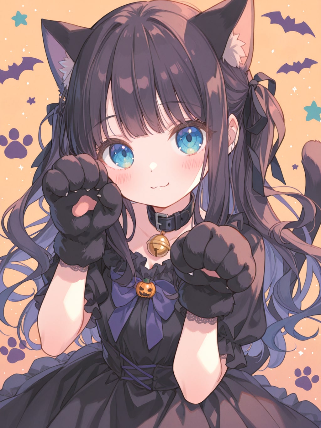 黒猫ハロウィン