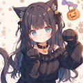 黒猫ハロウィン 3枚目