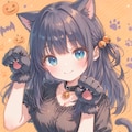 黒猫ハロウィン 5枚目
