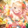 トロピカルフラペチーノコレクション（１）3時のアイドル　GPTimages2.0 2枚目