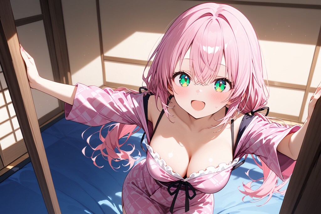 宿でテンションが上がる桃花