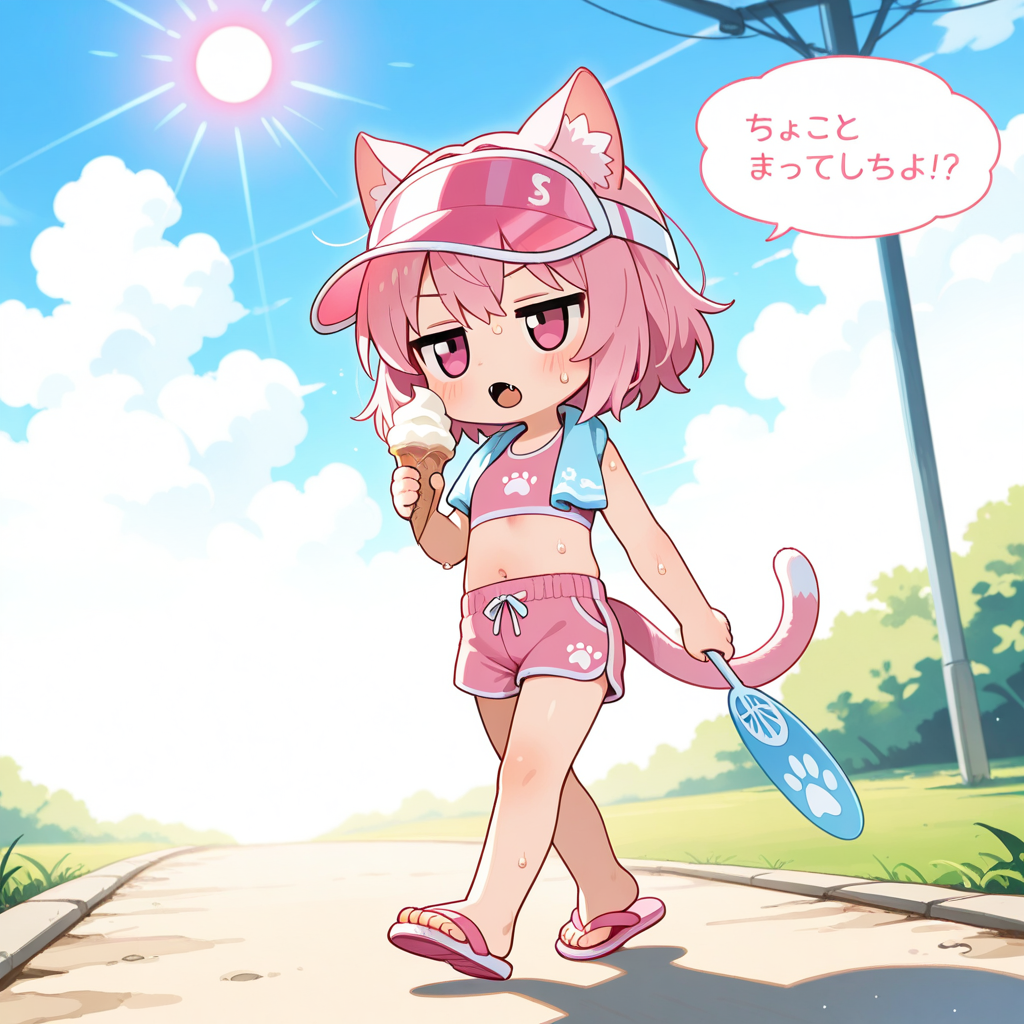 夏のねこちゃん♡