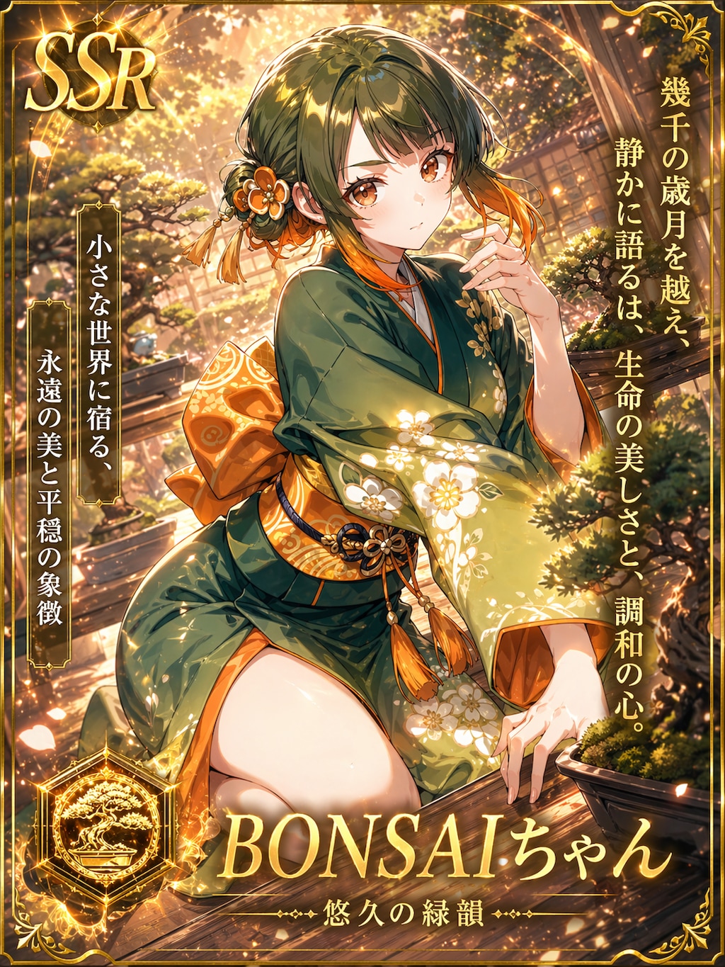SSRなBONSAIちゃん&DAISYちゃん