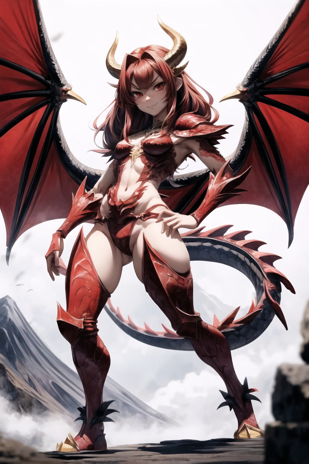 イグニスリーフ山の竜少女2