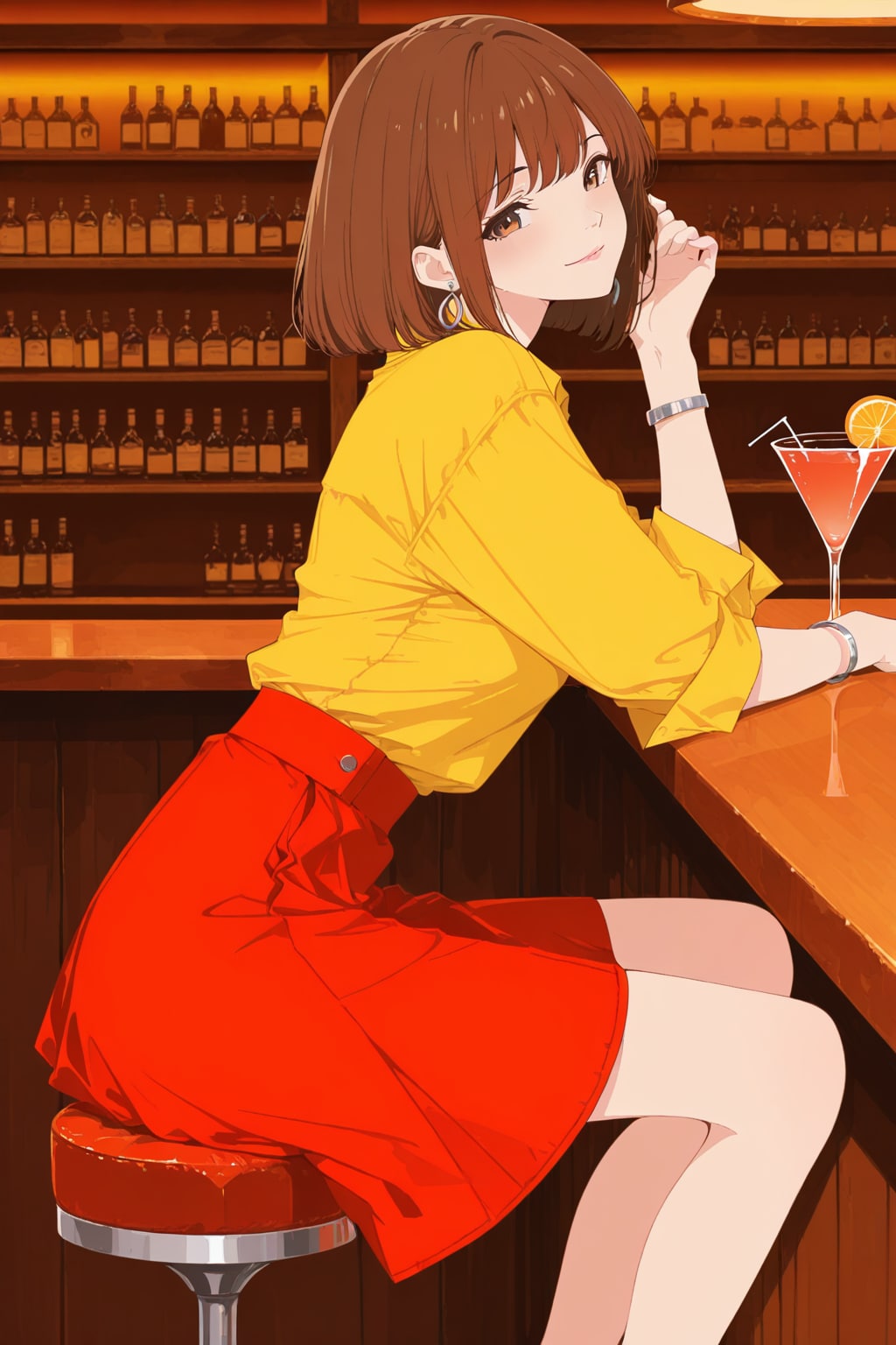 woman at bar 36
