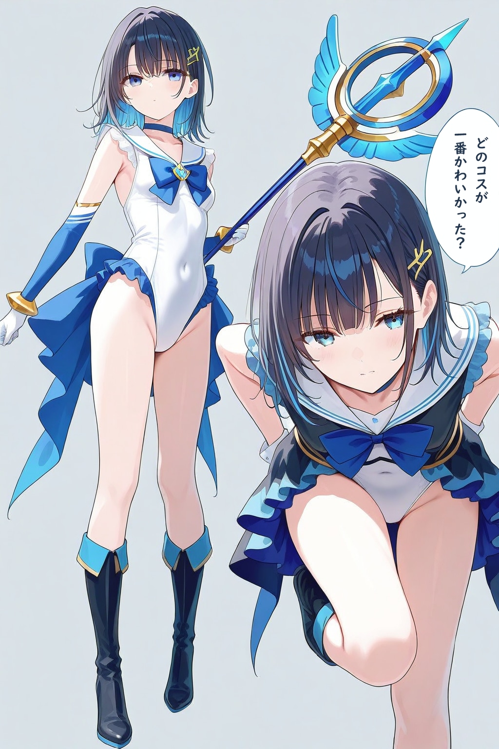 魔法少女のいろんなコスチューム