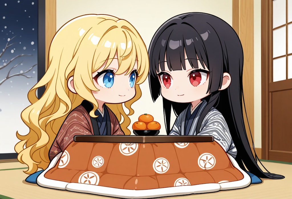 ちちぷいちゃんとししょちゃんの三が日御寛ぎ