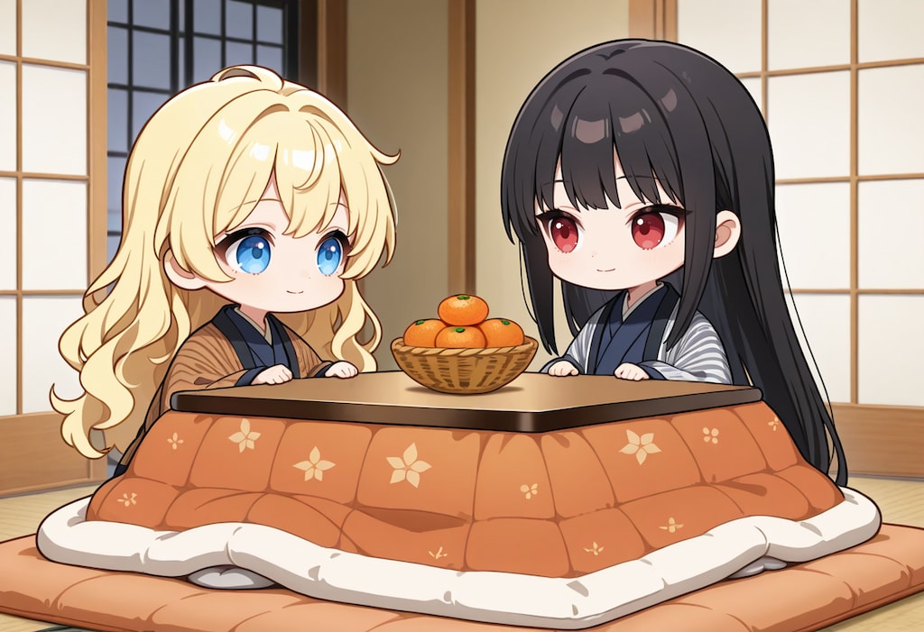 ちちぷいちゃんとししょちゃんの三が日御寛ぎ