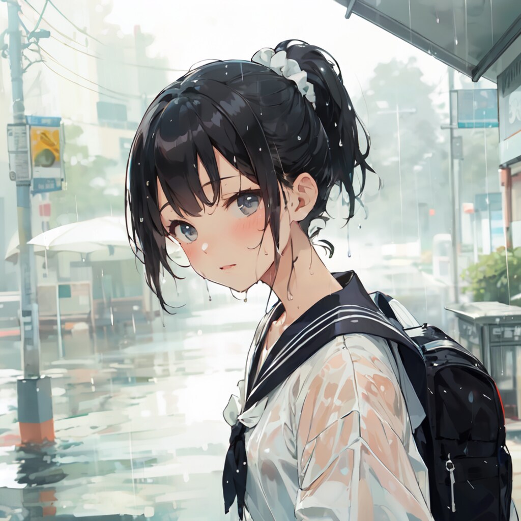 傘、忘れちゃった