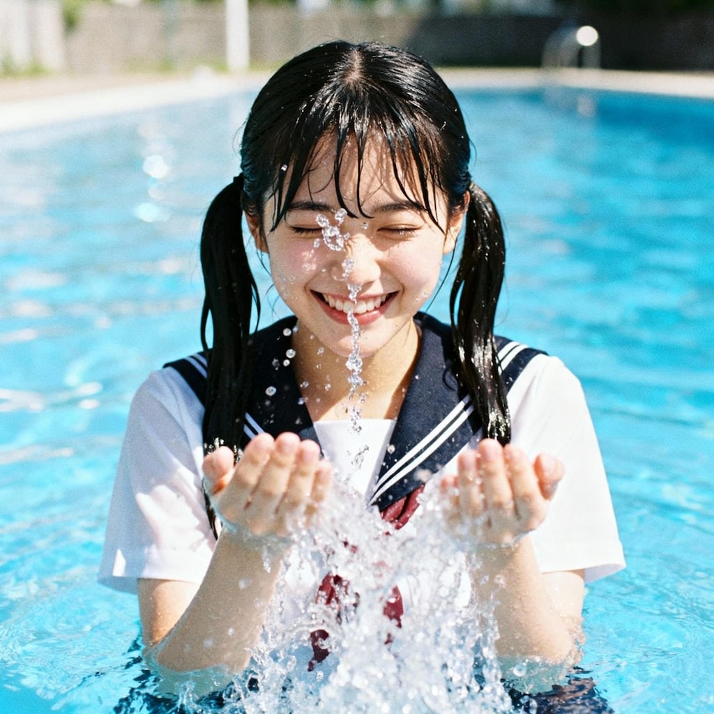 Seedreamさんで着衣泳さん