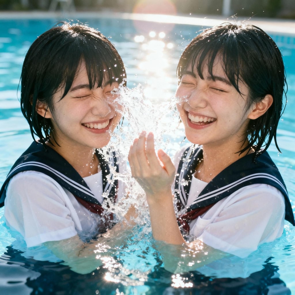 Seedreamさんで着衣泳さん