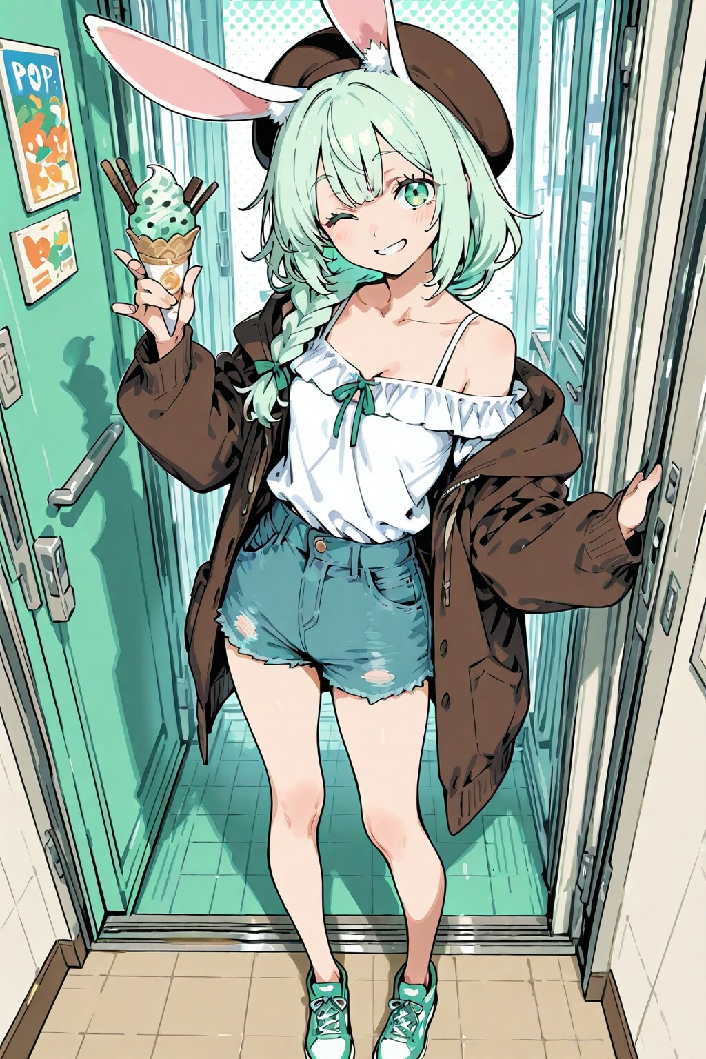 Chocolate mint Rabbit