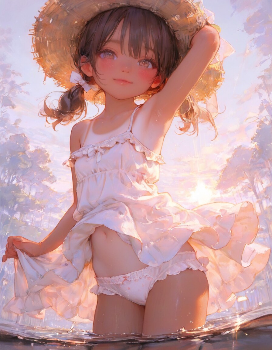 日焼け少女