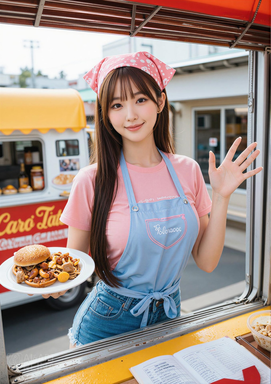 優乃　バイト中