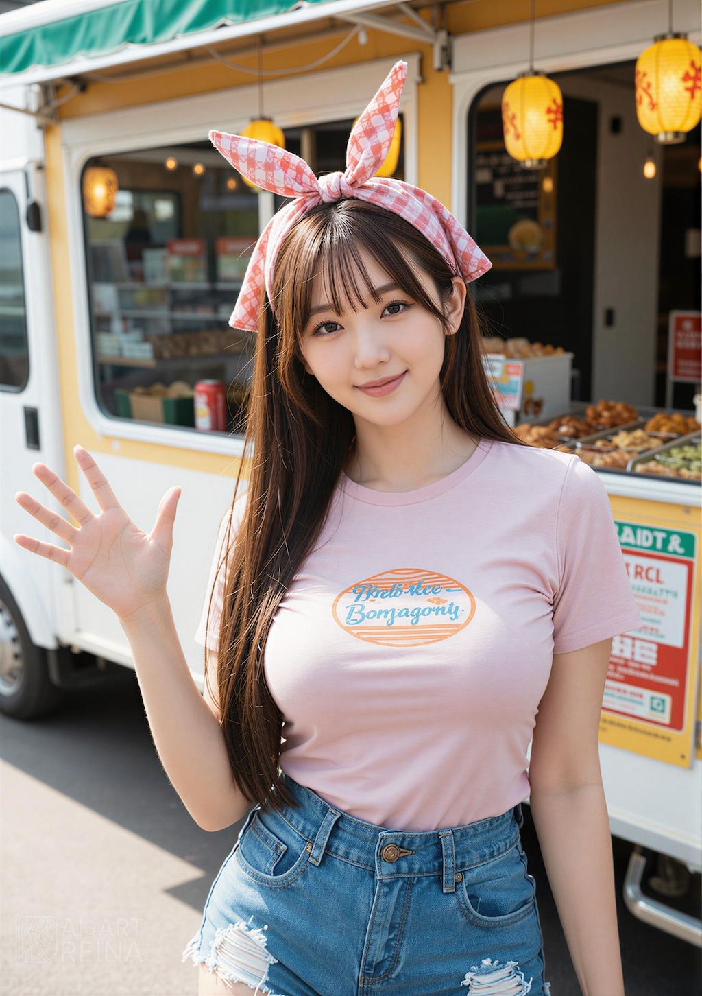 優乃　バイト中