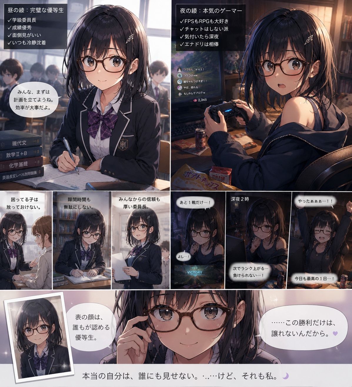 真面目な私の、秘密の時間。