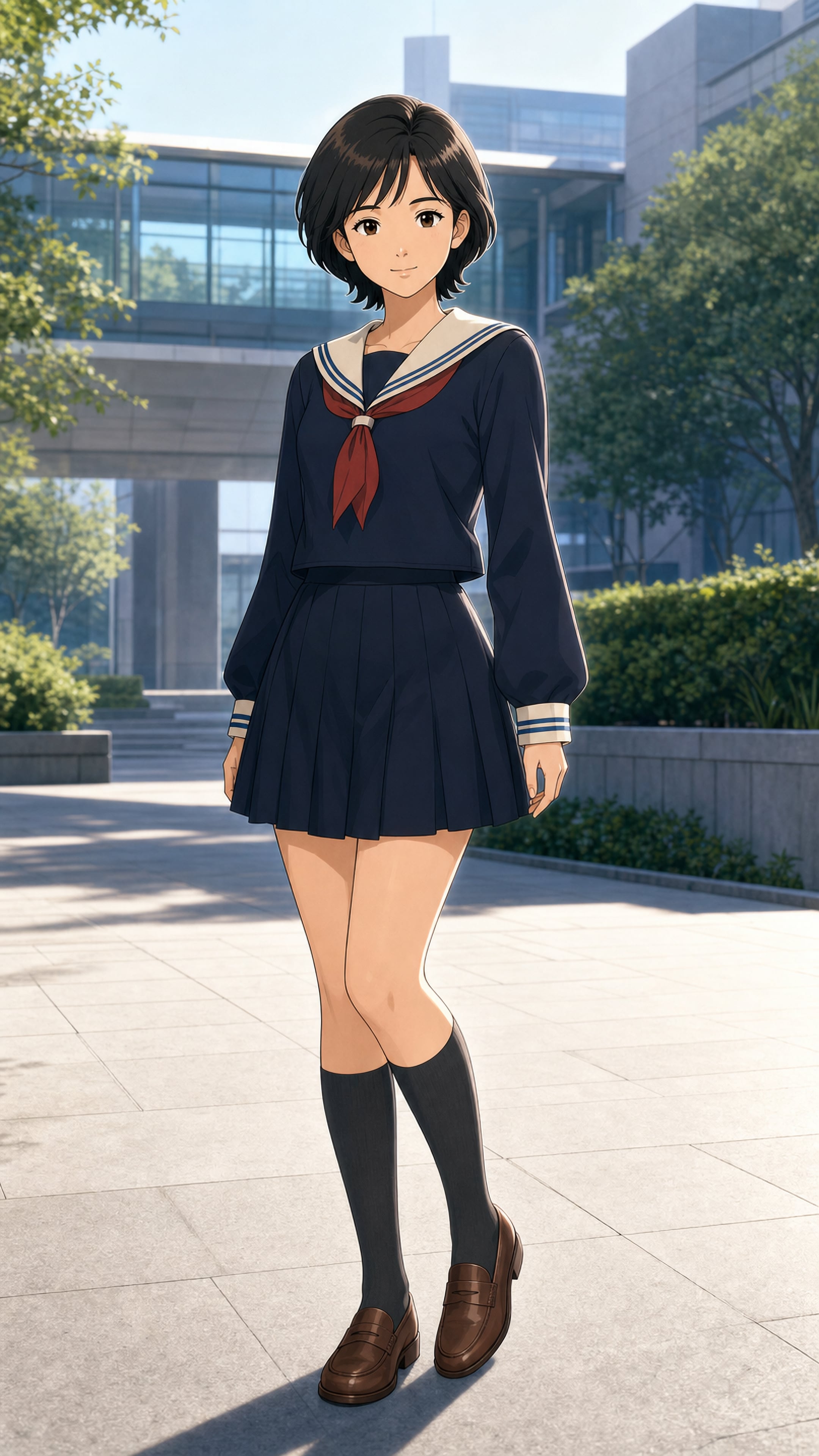 静かな眼差し、光の中庭