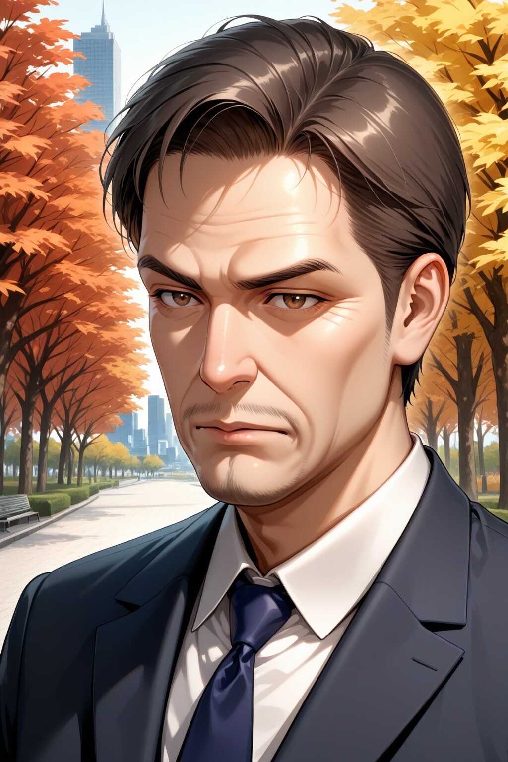 秋の熟年男性 51歳