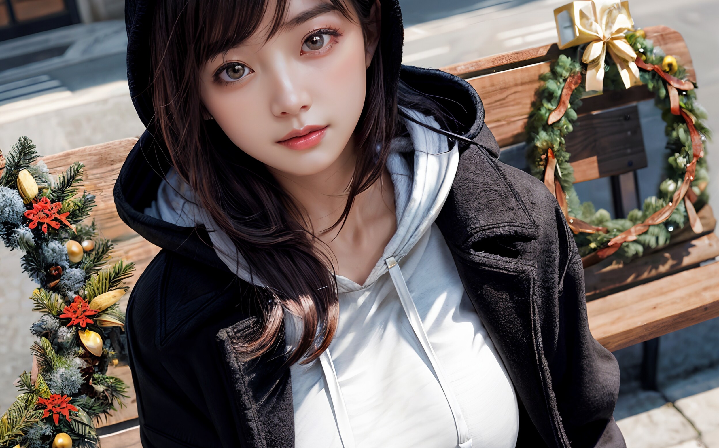 隣のお姉さん自撮りでキメ顔でおはよう～