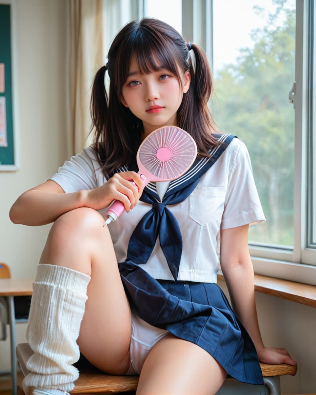 ハンディーファンの季節到来
