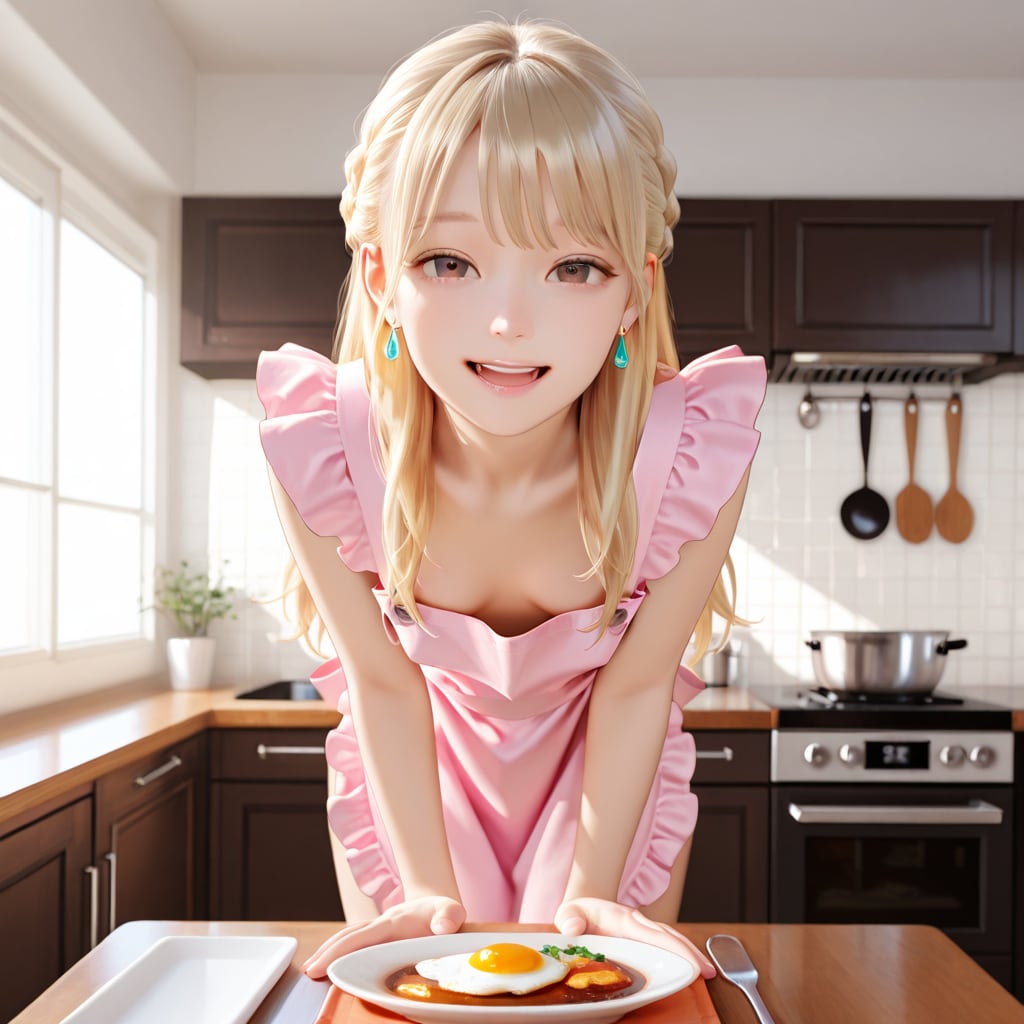 澪奈 裸エプロン