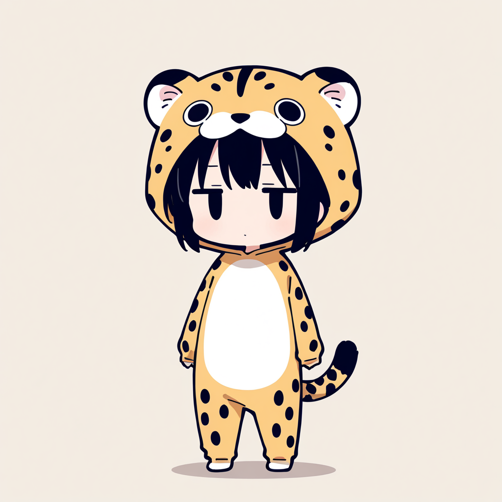 着ぐるみ着せ替え（チーター）