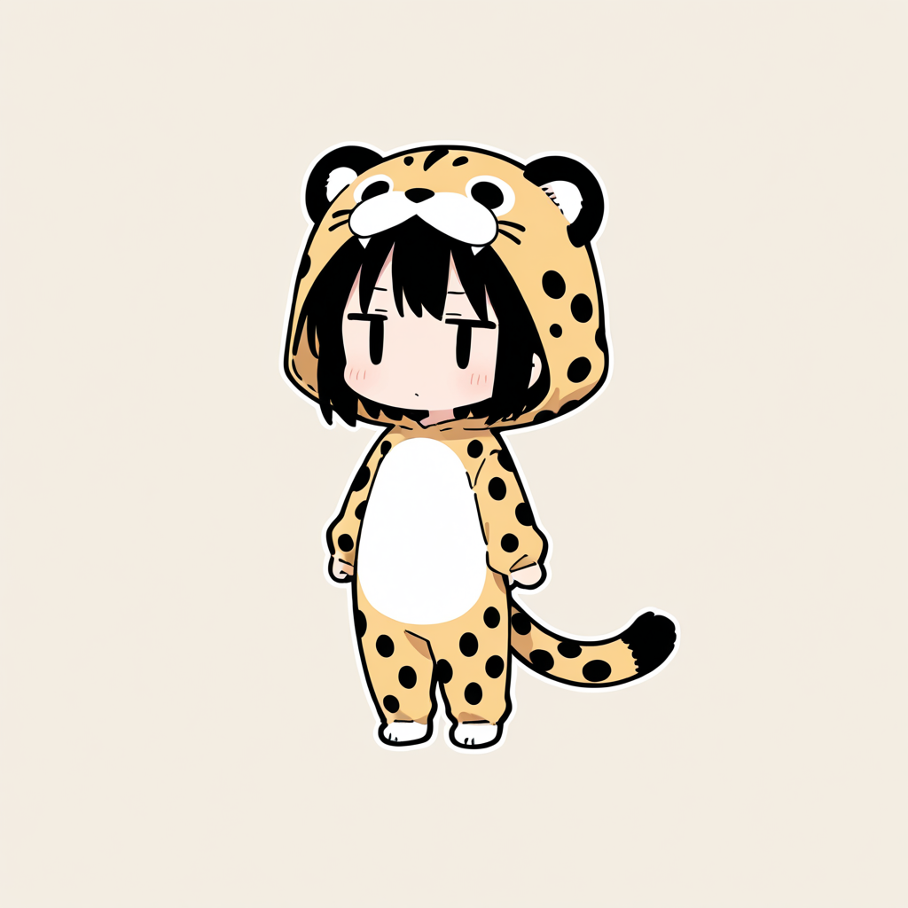 着ぐるみ着せ替え（チーター）