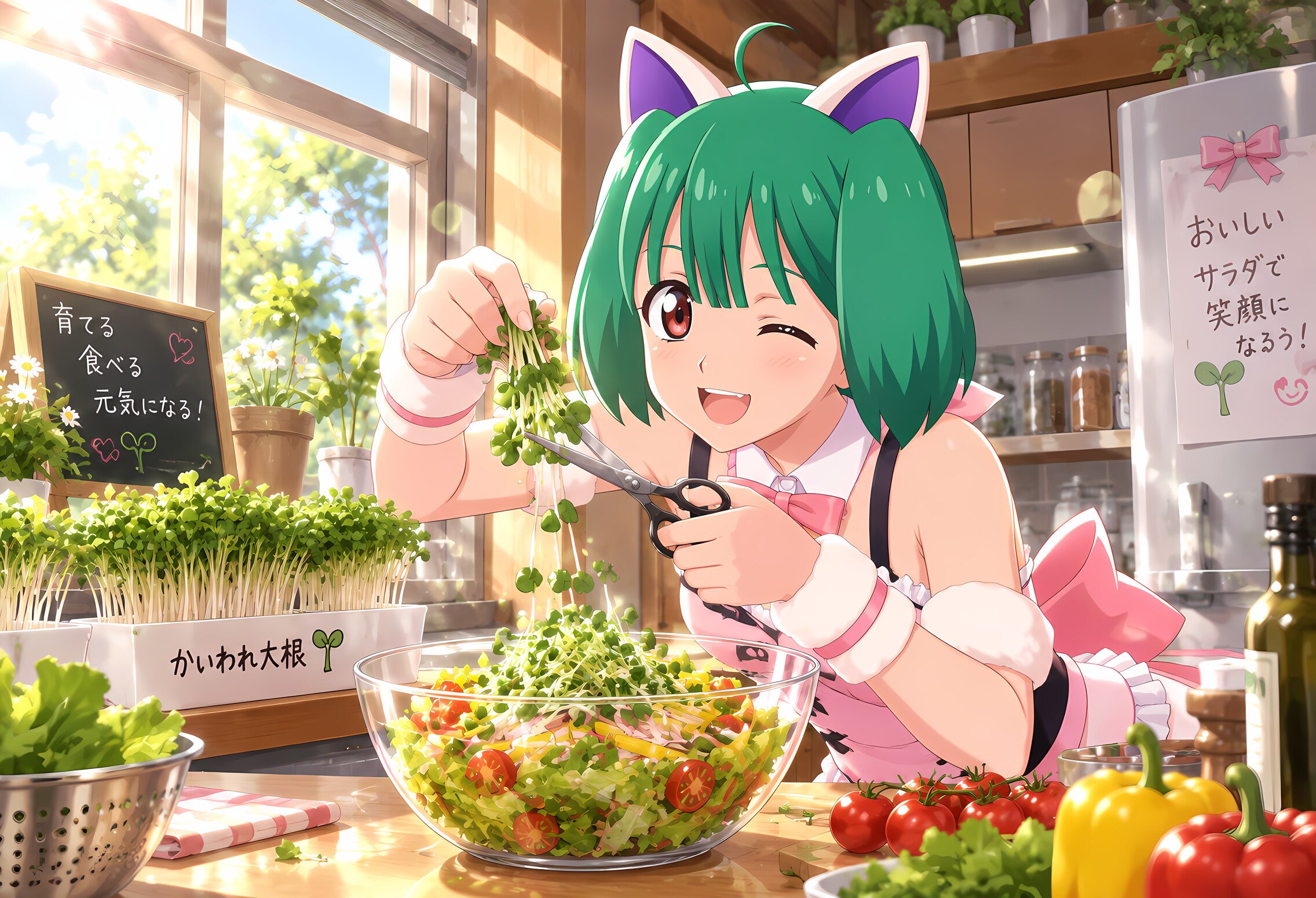 9月18日（かいわれ大根の日） | の人気AIイラスト・グラビア