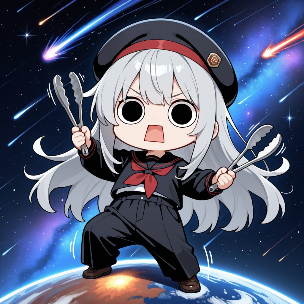 地球感謝の日にトング二刀流で宇宙規模でダンスっちまったえらいこっちゃ嬢