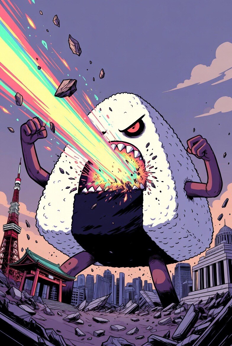 おにぎりモンスター | の人気AIイラスト・グラビア