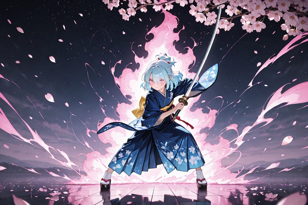 瑠璃花(オリキャラ)　桜